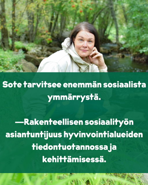 Sote tarvitsee enemmän sosiaalista ymmärrystä - Rakenteellisen sosiaalityön asiantuntijuus hyvinvointialueiden tiedontuotannossa ja kehittämisessä